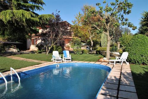 Villa Vallereale beautiful garden and private pool 9 km from Sperlonga — 4-Star Luxury Hotel in Itri, Italy