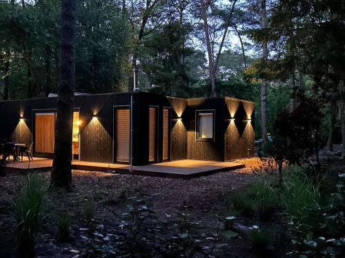 Boshuisje In Norg Met Panorama Sauna — Norg