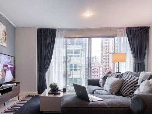 Exclusive Urban Apt 1BR Ultra Fast Wifi Thong Lo