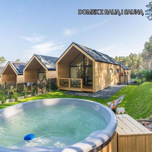 Bursztynowo in Unknown City, Poland