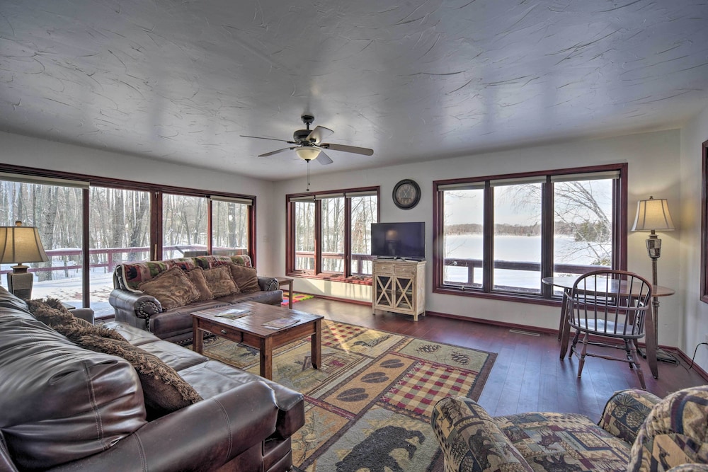 Snowmobile Ice Fish And Explore Lang Lake Cabin 19539327 — Danbury