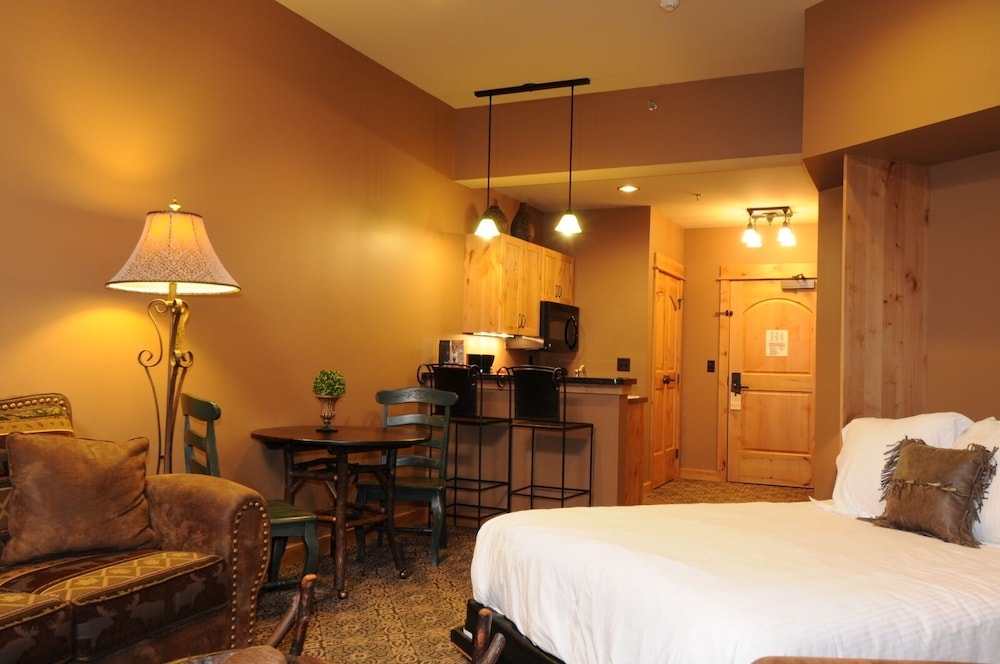 The Village Center at Big Sky Resort in Big Sky, United States