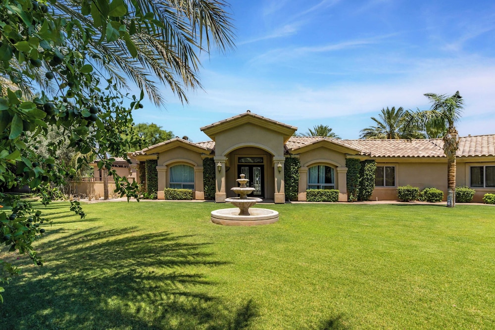 The Date Palm Estate by Avantstay Expansive Estate w Game Room Backyard Oasis w Pool & Spa - photo 48