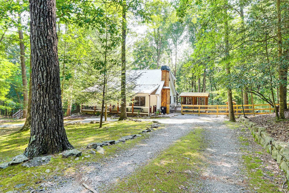 Cozy Ellijay Cabin Hot Tub Yard and Resort Access - photo 37