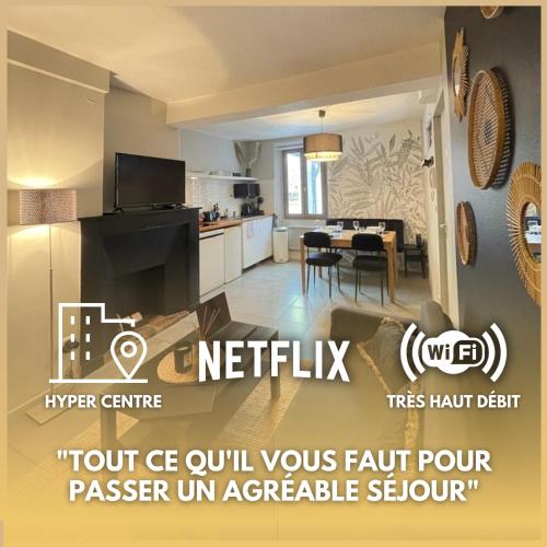 T1 Duplex Cosy Notre Dame Netflix in Montauban, France