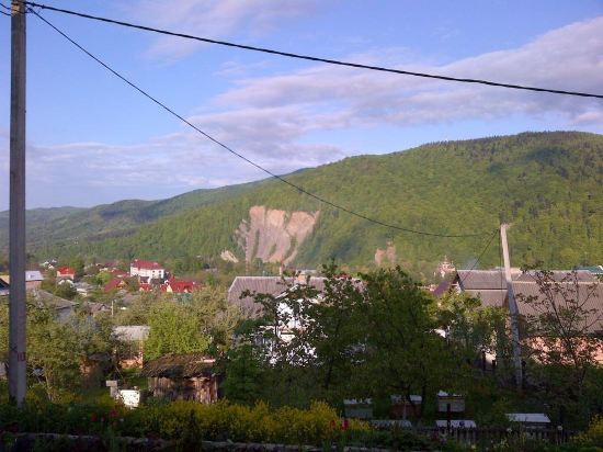 Panorama in Yaremche, Ukraine