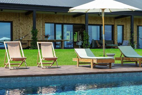Modern Villa with Pool & Mountain Views by Wehost