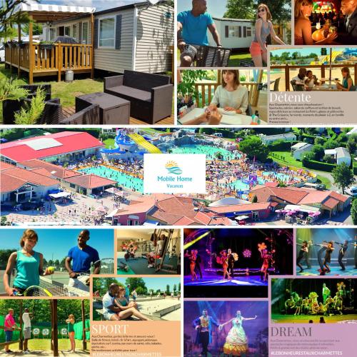 Mobile Home Vacances Camping les Charmettes — 4-Star Luxury Hotel in Les Mathes, France