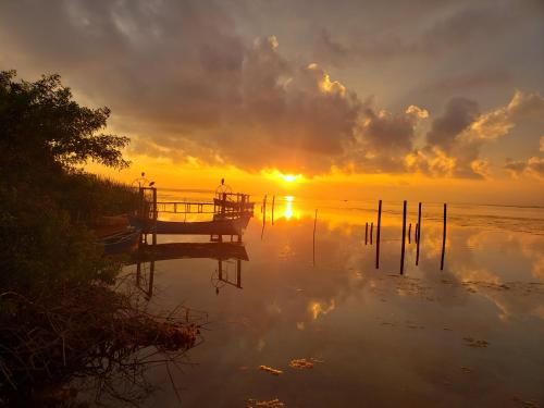 Laguna Farol sta Marta in Laguna, Brasil