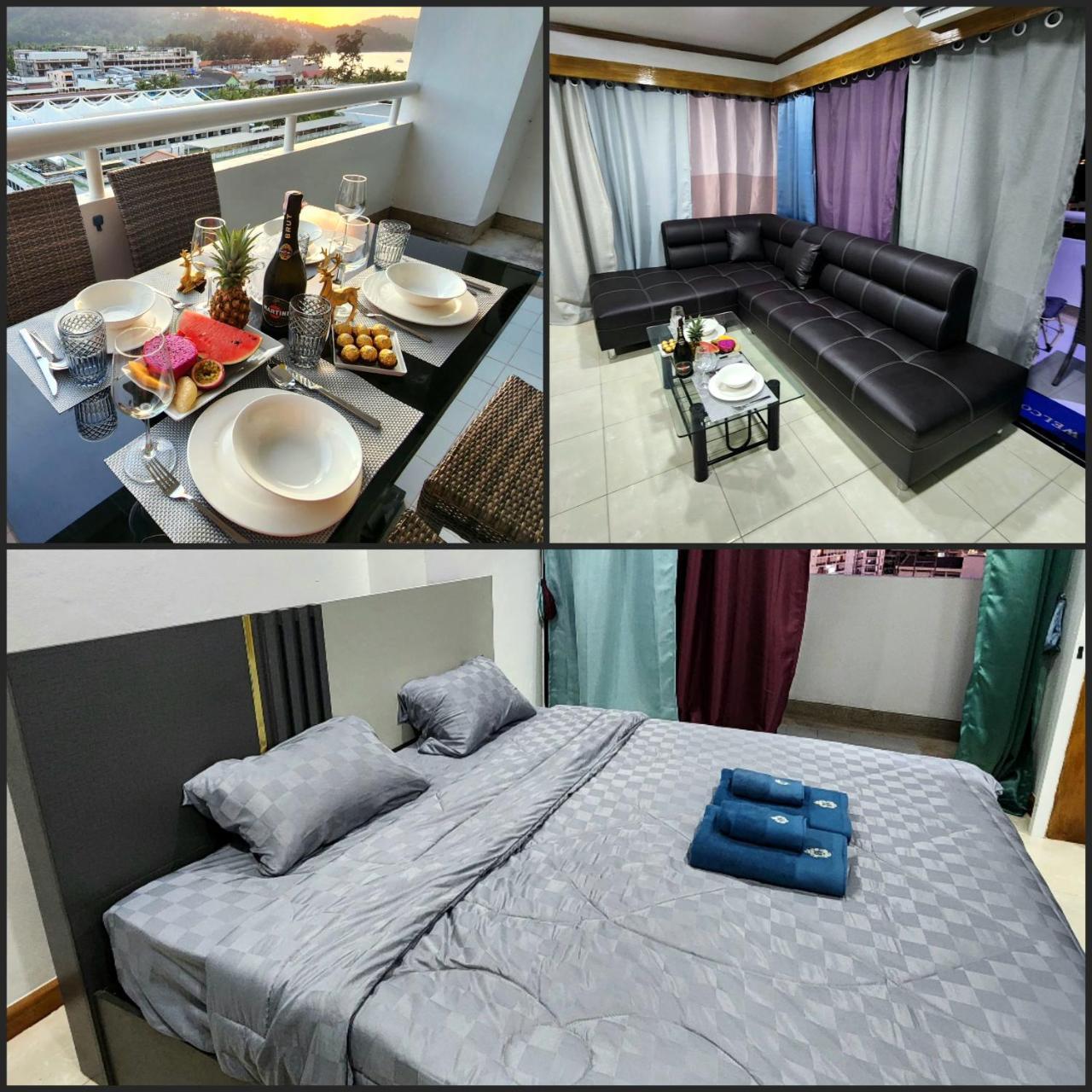 2 Bedroom apartments 1 min to sea in Patong Tower in Patong, Thailand