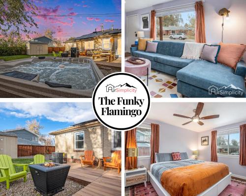 The Funky Flamingo Hot Tub Bbq Fire Pit — hotel in Arvada