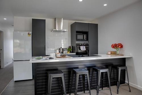 Twin Camellias in Rotorua, New Zealand