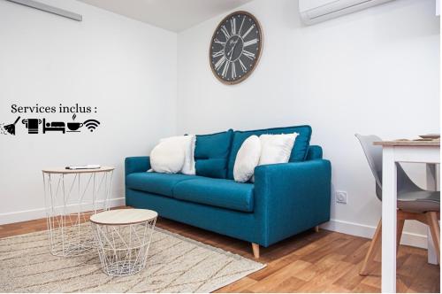 L’azure Gare Centre Tout Equipe Climatise Linges Fournis in Chateauroux, France