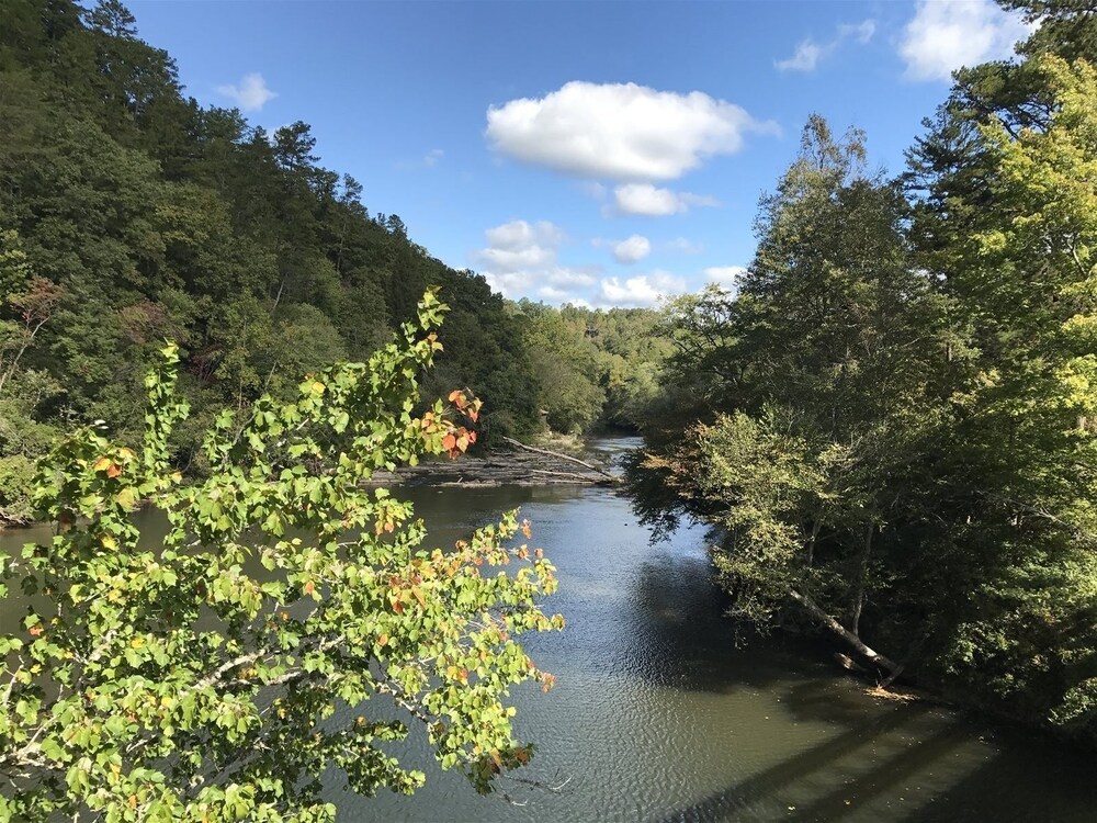 Harleys River Retreat Charming Cabin in Coosawattee River Resort Hot tub Ellijay - photo 25