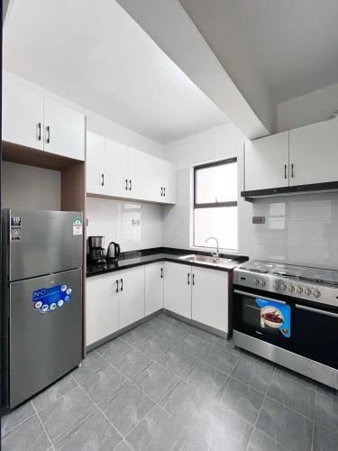 Elegant Luxurious Three Bedroom With Swimming Pool Well Equipped Gym Ample Parking Space And Children Playing Ground And A Relaxing Rooftop With And Amazing Scenic City Views