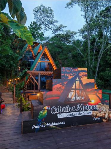 Bunker de niker in Puerto Maldonado, Peru