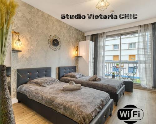 Studio Victoria Chic Au Cœur du Centre Ville in Aix-Les-Bains, France