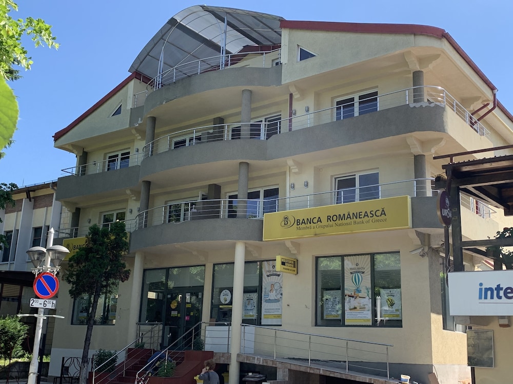 Thr center in Curtea De Arges, Romania