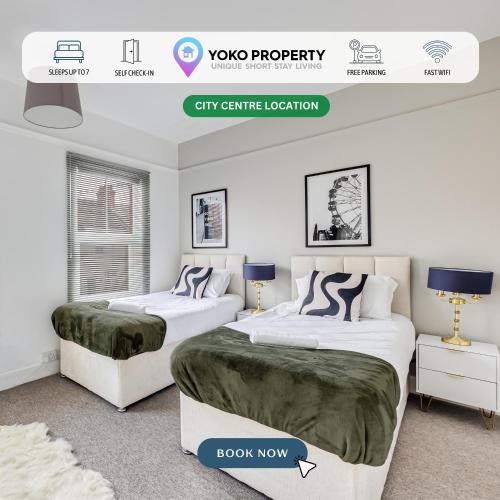 Charming House in Prime Location Sleeps 7 Free Parking Fast WiFi Smart TV with Netflix and Virgin TV by Yoko Property — 4-Star Luxury Hotel in Northampton, United Kingdom