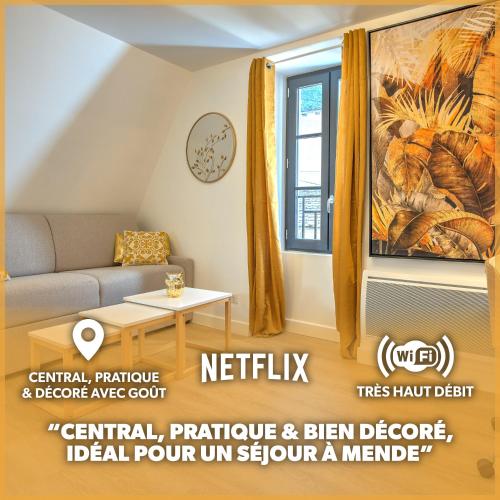 Le Goldenleaf Netflix Wi Fi Fibre Sejour Lozere in Mende, France