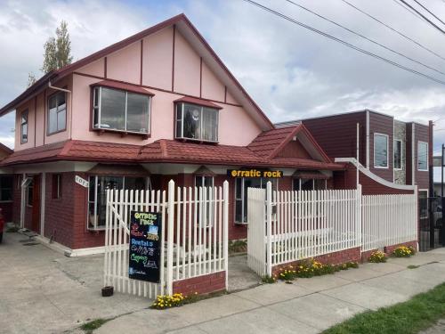 Erratic Rock in Puerto Natales, Chile