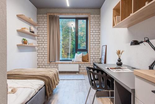 SHED Coliving studio in Vilnius, Lithuania