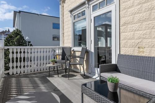 Two bedroom downtown apartment with balcony