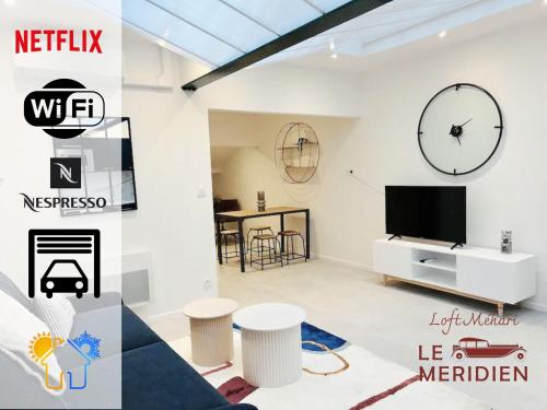 Loft Mehari Le Meridien #Parking #Lave Linge #Clim #Netflix — hotel in Charbonnieres-Les-Bains