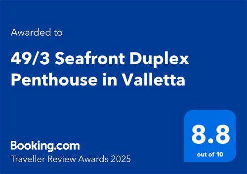 49 3 Seafront Duplex Penthouse in Valletta — 4-Star Luxury Hotel in Valletta, Malta