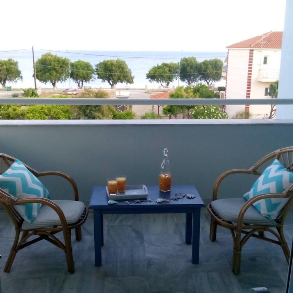 Vatera Beach in Mytilene, Greece