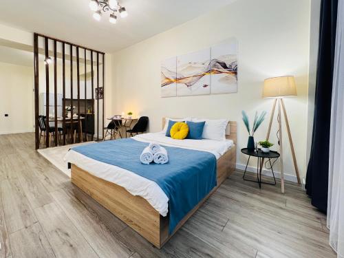 417I3 Sky Blue Apartments Sholpan city — 4-Star Luxury Hotel in Almaty, Kazakhstan