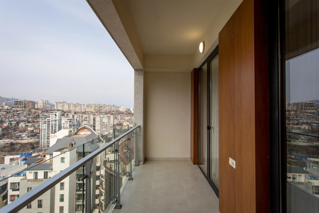 1BR apartment Panoramic City View Vake District Self Check in Free WiFi