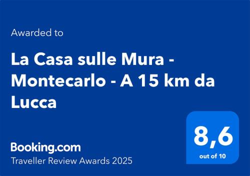 La Casa sulle Mura Montecarlo A 15 km da Lucca — 4-Star Luxury Hotel in Montecarlo, Italy