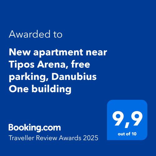 New apartment near Tipos Arena free parking Danubius One building — 4-Star Luxury Hotel in Bratislava, Slovakia