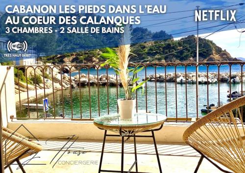 Le Cabanon Les pieds dans l'eau Calanques Wifi — hotel in Ensues-La-Redonne