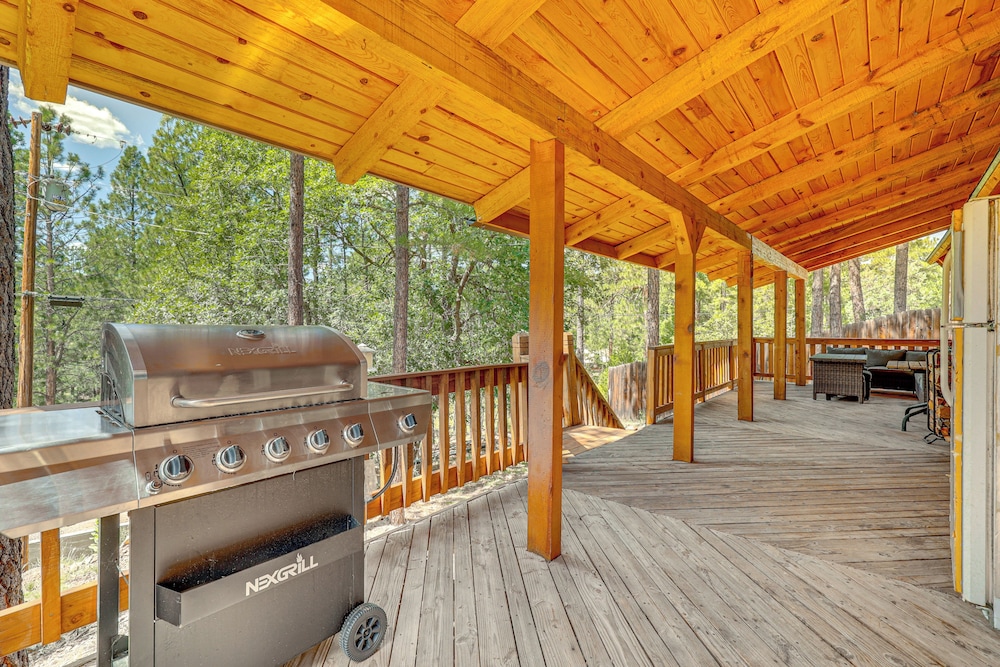 Alpine Cabin With Deck 3 Mi To Luna Lake 20789004 — Alpine
