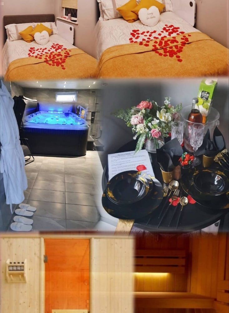 Private Hot Tub Sauna Ice Bath Gym Apartment 15798743 — Rainham