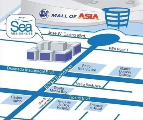 Sea Residences 5mins walk to SM MoA Arena SMX 55 GoogleTV — 4-Star Luxury Hotel in Manila, Philippines