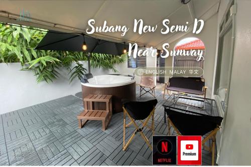 Subang New SemiD near Sunway Lagoon up to 16pax in Subang Jaya, Malaysia