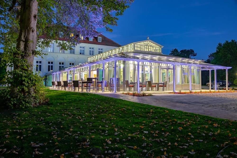 Outdoor wedding area