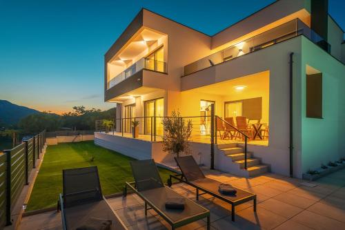Villa Marina with a Pool — 4-Star Luxury Hotel in Baska, Croatia