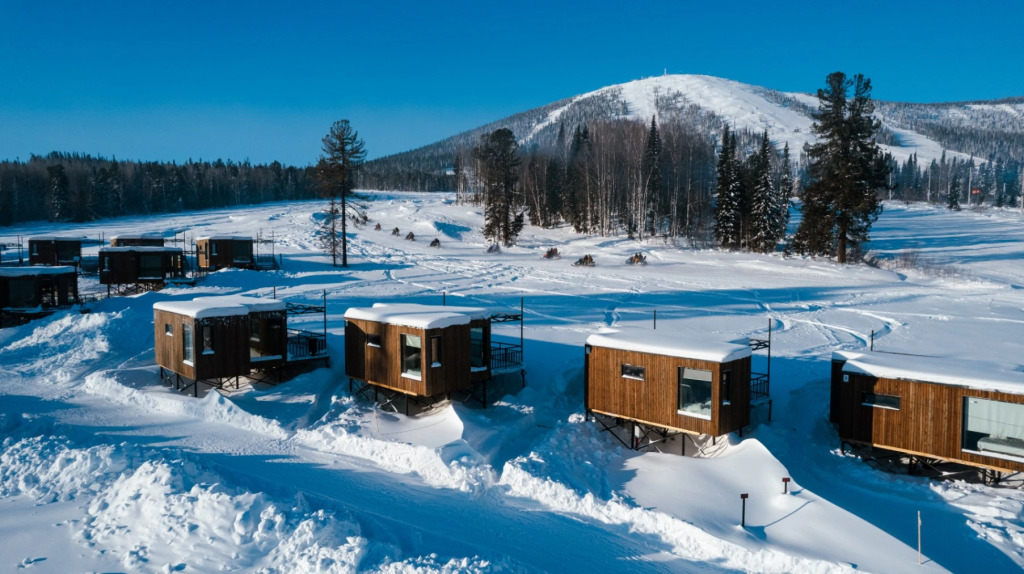 Hotel Gornaya Derevnya Vozdukh in Sheregesh, Russia