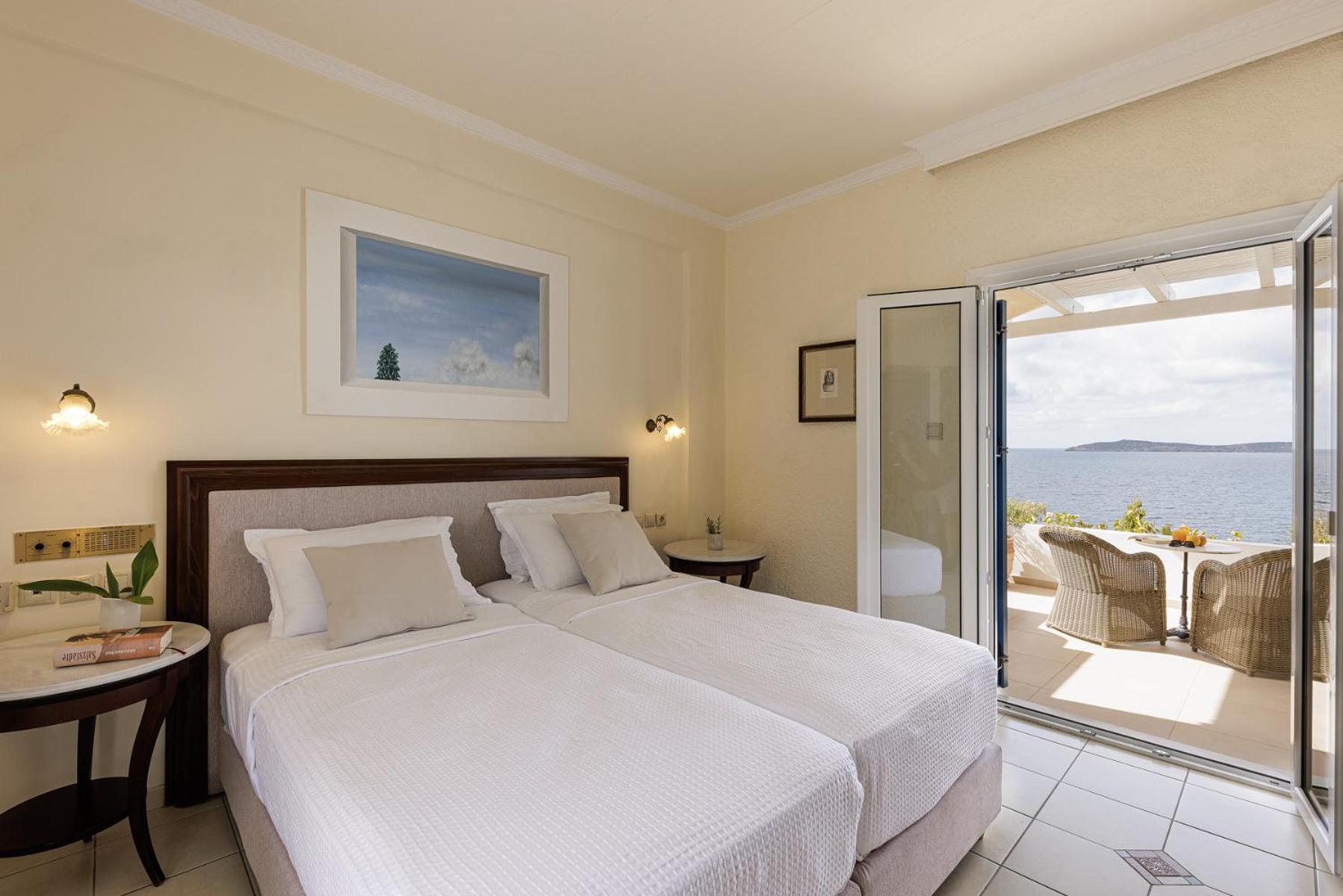 Aneroussa Beach in Andros, Greece