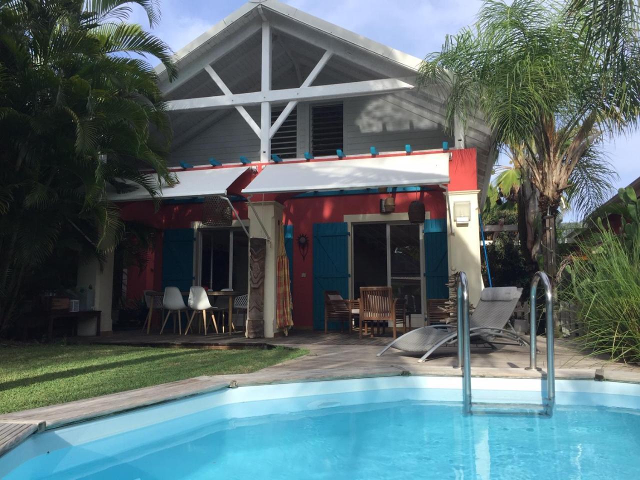 Villa Marie Galante 4 6 p à 50 m de la plage — 4-Star Luxury Hotel in Saint-Francois, Guadeloupe