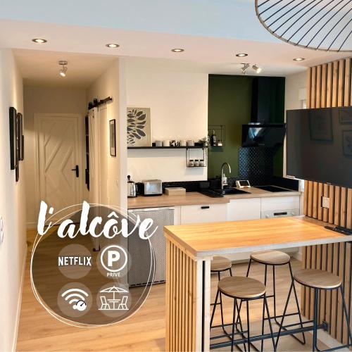 L’alcove T2 Calme Terrasse & Parking Prive in Castres, France