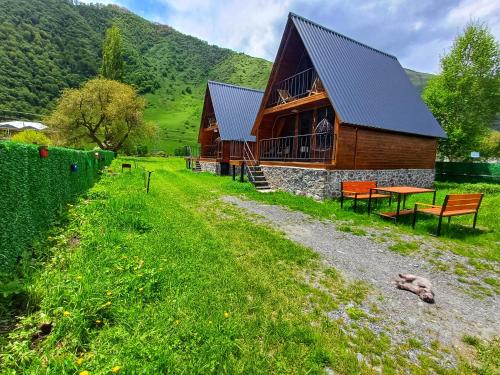 Panorama cottages Kazbegi in Unknown City, Georgia