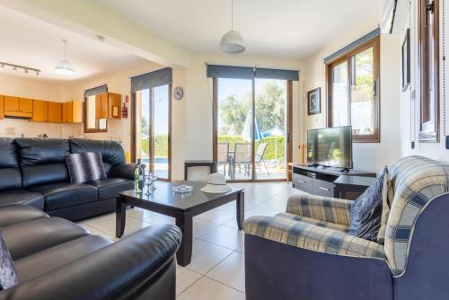 Villa Georgios Large Private Pool Walk to Beach Sea Views A C Wifi Eco friendly 2503