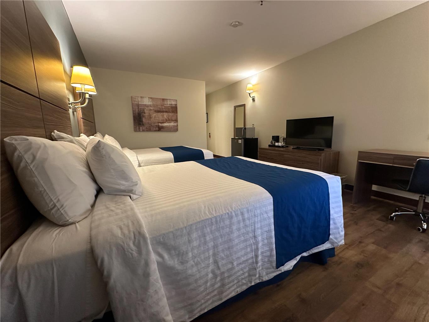 A fully equipped room awaits you for the best nights of sleep!