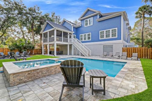 7 Bd 6 And One Half Bath With Private Pool Spa & Beach Path — 4-Star Luxury Hotel in Hilton Head Island, United States