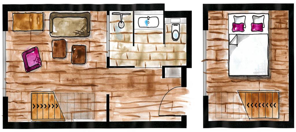 Floorplan Maisonette Suite